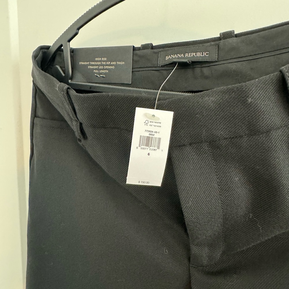 NWT | Banana Republic | LIDO STRAIGHT ITALIAN WOOL PANT - Picture 11 of 17